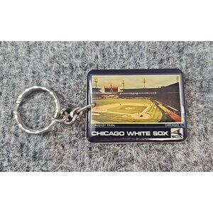 Comiskey Park Keychain Chicago White Sox Baseball MLB Rectanlge